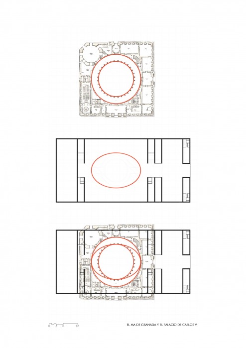 Diagrama patio circular