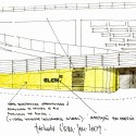 Oficinas Glem / Mareines + Patalano Arquitetura (40) croquis fachada